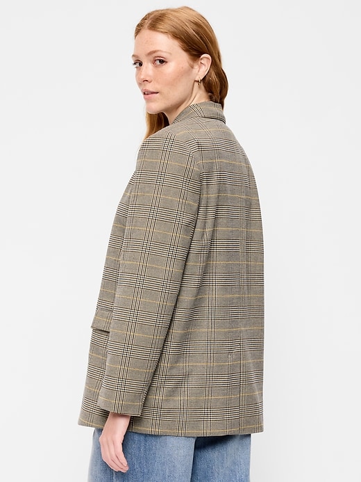 Image number 2 showing, Oversized Twill Double-Breasted Blazer