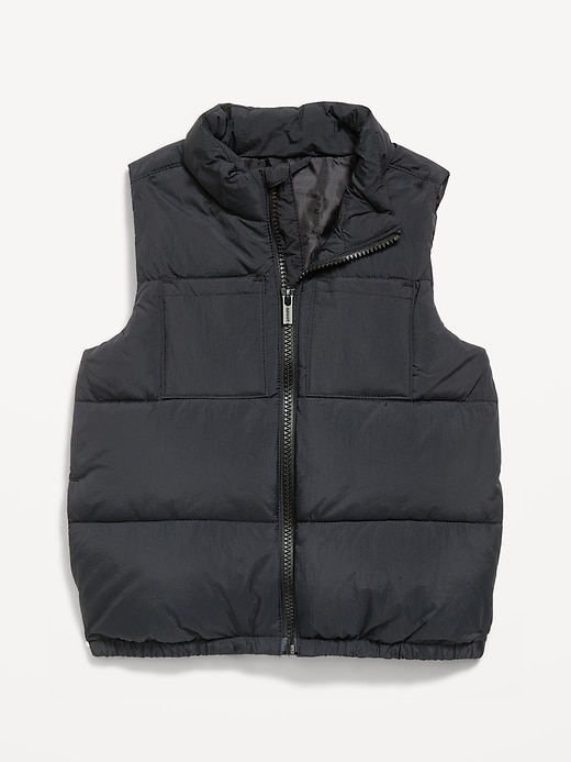 Image number 1 showing, Water-Resistant Puffer Vest for Toddler Boys