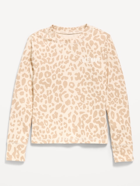 Long-Sleeve Logo Graphic T-Shirt for Girls