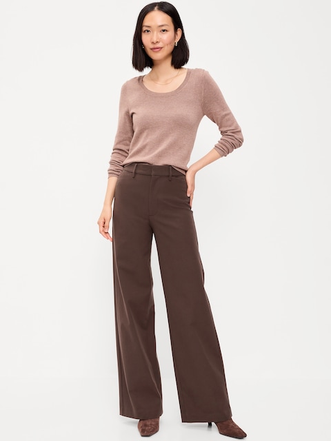 High-Waisted Pixie Super Wide-Leg Pants