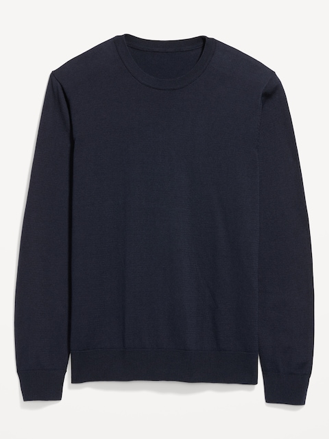 Washed Crew-Neck Sweater