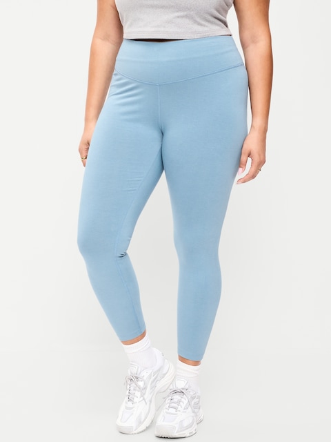 High-Waisted PowerChill 7/8 Cotton Leggings