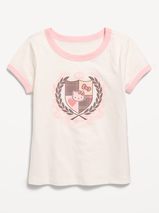 Image number 1 showing, Hello Kitty® Ringer Graphic T-Shirt for Girls