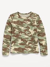 Image number 1 showing, Printed Softest Long-Sleeve T-Shirt for Girls