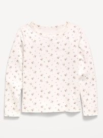 Image number 1 showing, Printed Softest Long-Sleeve T-Shirt for Girls