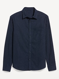 Image number 2 showing, Relaxed Long-Sleeve Flannel Pocket Shirt