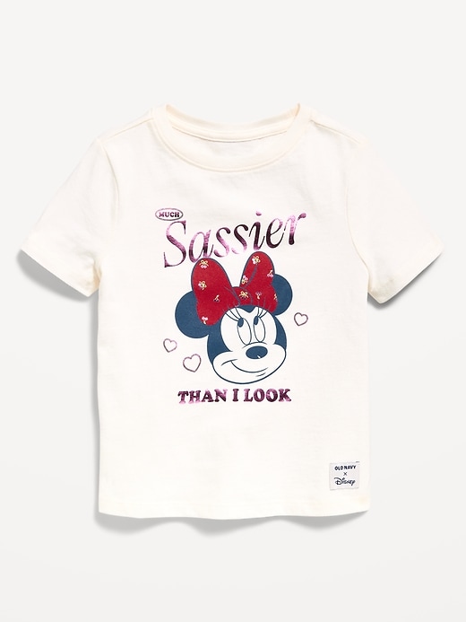 Image number 1 showing, Disney© Minnie Mouse Graphic T-Shirt for Toddler Girls