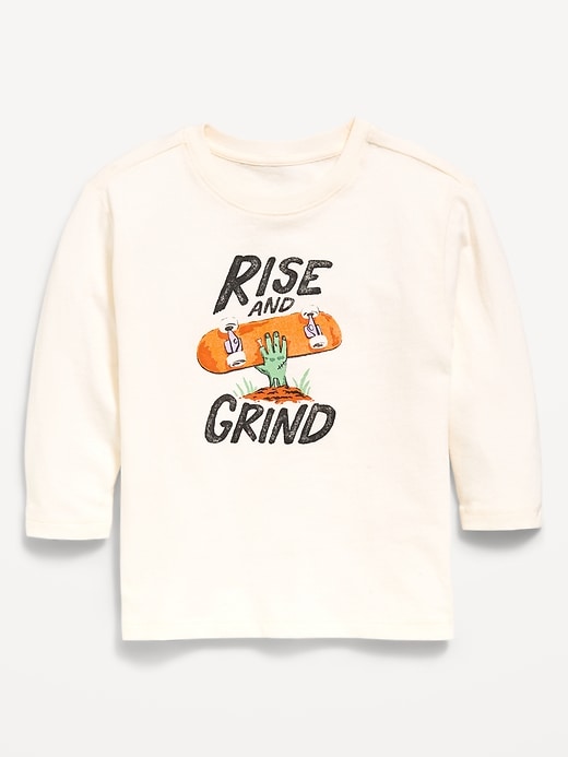 Image number 1 showing, Long-Sleeve Graphic T-Shirt for Toddler Boys