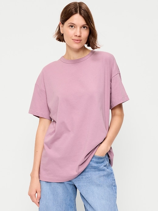 Image number 1 showing, Oversized EveryWear Tunic T-Shirt