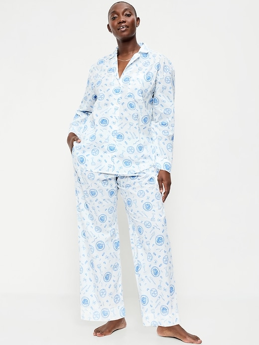 L'image numéro 4 présente Pyjama en popeline