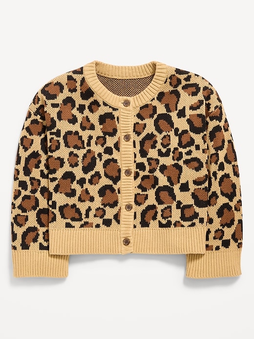 Image number 1 showing, Cozy Button-Front Cardigan Sweater for Girls