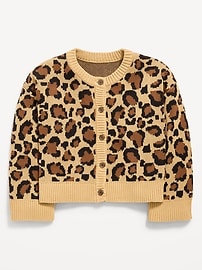 Image number 1 showing, Cozy Button-Front Cardigan Sweater for Girls