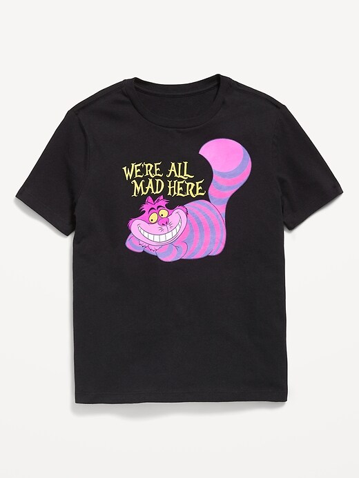 Image number 1 showing, Disney© Cheshire Cat Gender-Neutral T-Shirt for Kids