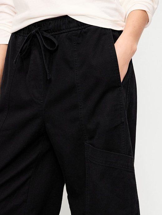 Image number 4 showing, Mid-Rise Pull-On Utility Pants