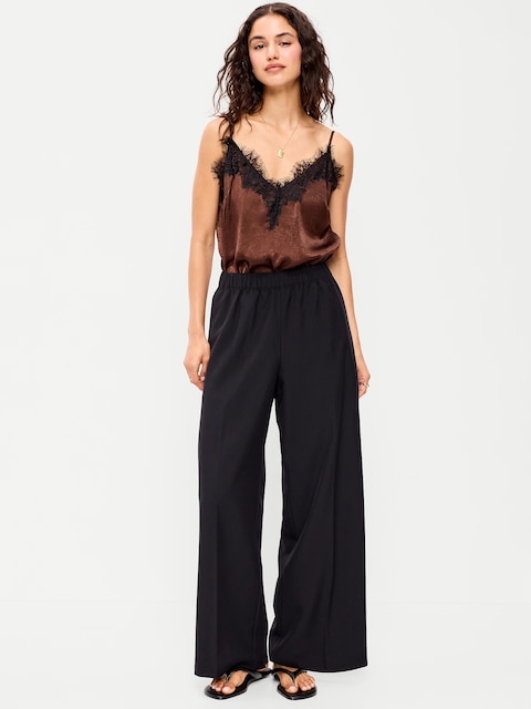 High-Waisted Wide-Leg Trouser