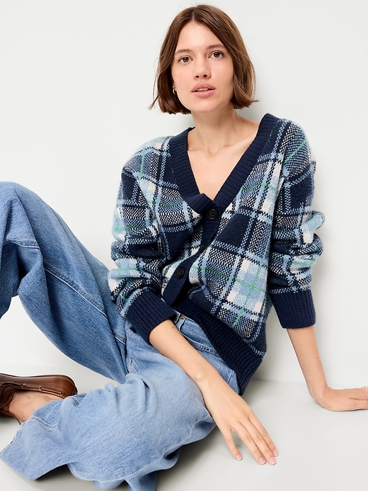 Image number 3 showing, SoSoft V-Neck Cardigan Sweater