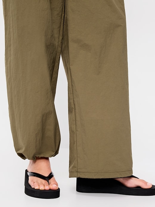 Image number 4 showing, Mid-Rise Woven Utility Pants
