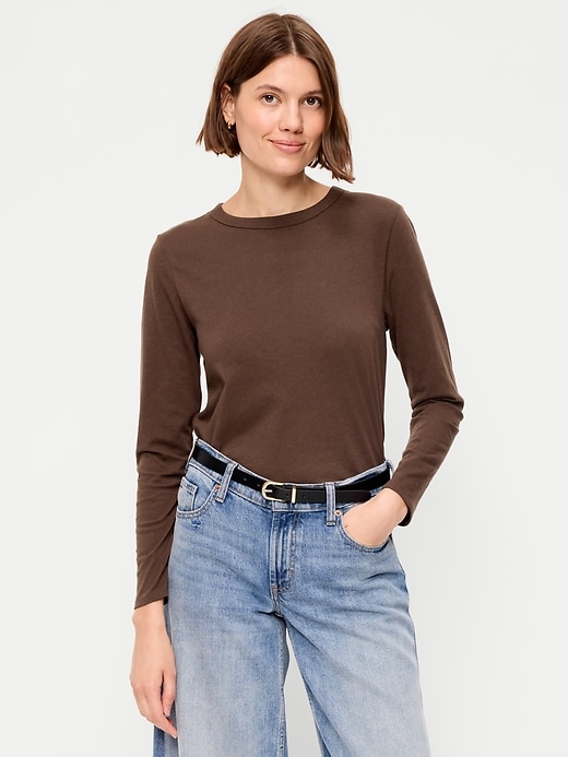 Image number 1 showing, EveryWear Long-Sleeve T-Shirt