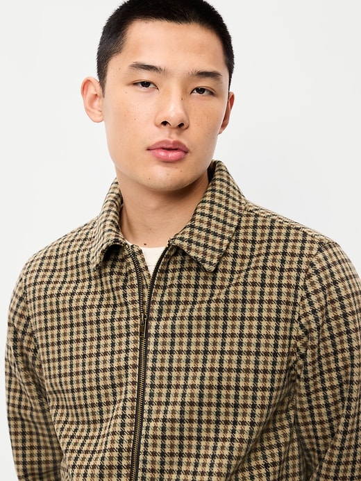 L'image numéro 4 présente Veste Harrington décontractée