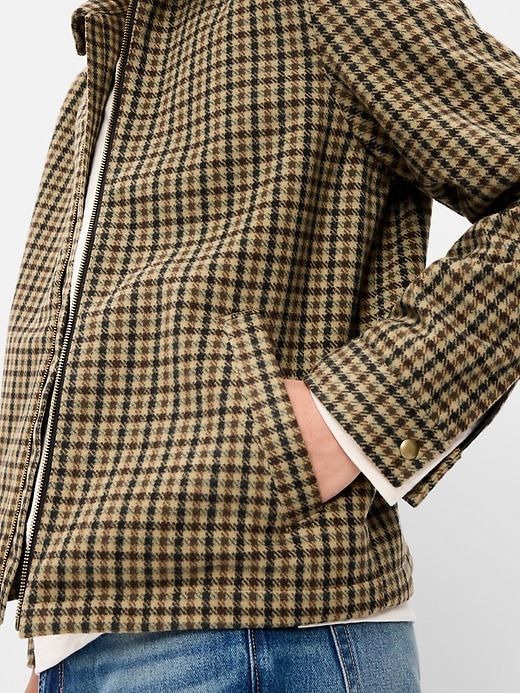 L'image numéro 5 présente Veste Harrington décontractée