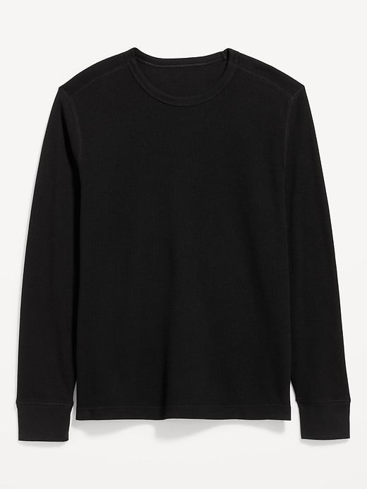 Image number 1 showing, Crew-Neck Waffle T-Shirt