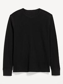 Image number 1 showing, Crew-Neck Waffle T-Shirt