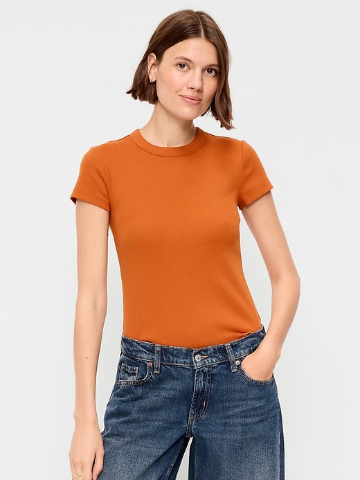 Image number 1 showing, Snug Crop T-Shirt