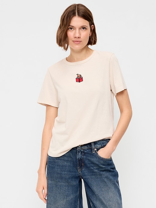 Image number 1 showing, EveryWear Crew-Neck Graphic T-Shirt