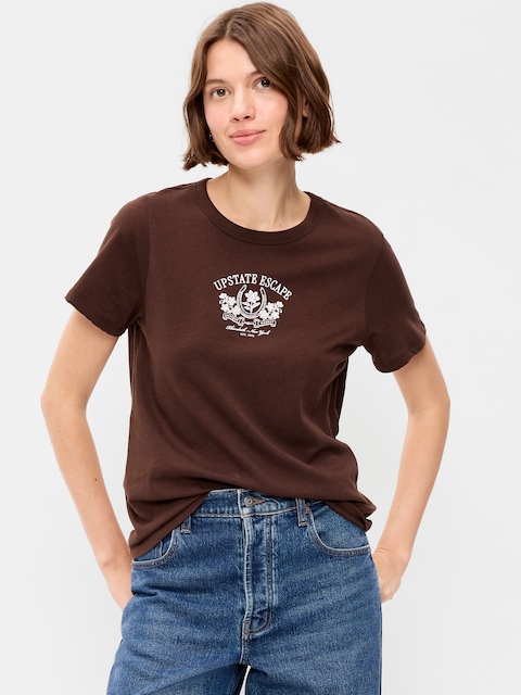 EveryWear Crew-Neck Graphic T-Shirt