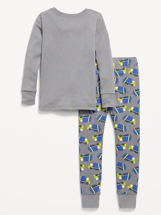 Image number 2 showing, Unisex Snug-Fit Printed Pajama Set for Toddler & Baby