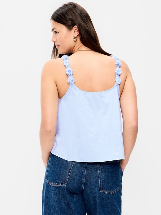 Image number 6 showing, Rosette-Strap Tank Top