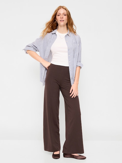 High-Waisted Fashion Wide-Leg Leggings