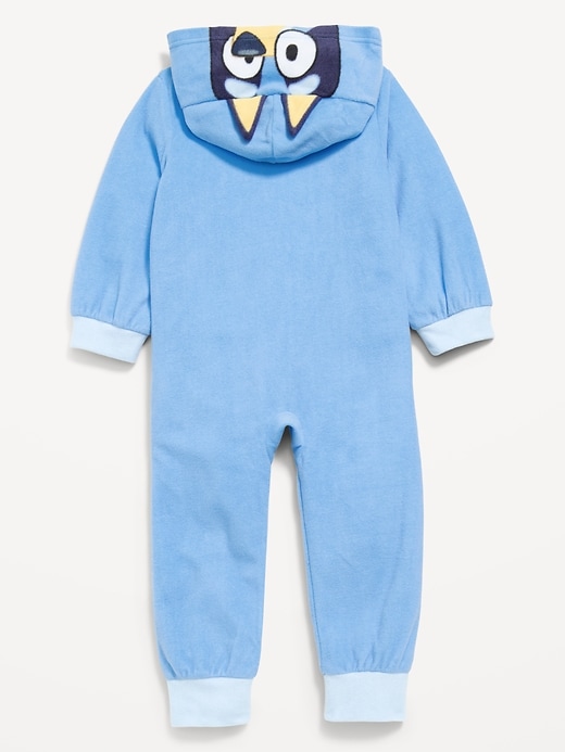 Image number 3 showing, Bluey™ Hooded Unisex Fleece One-Piece for Toddler