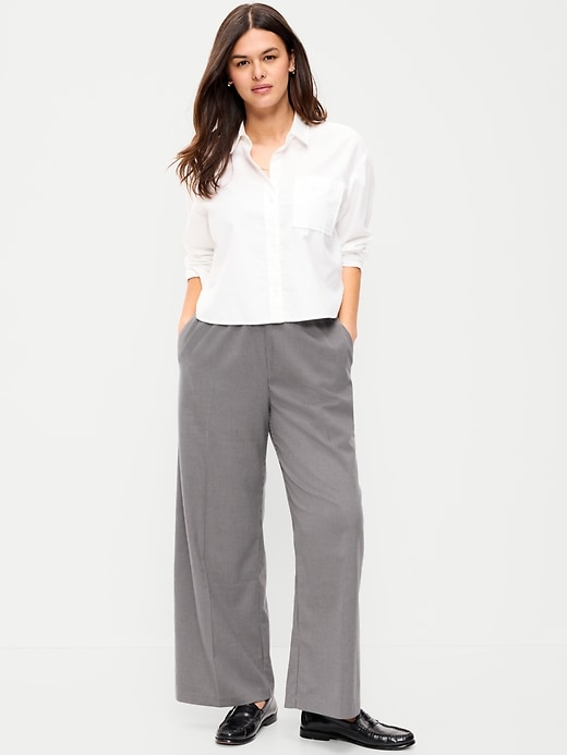 Image number 6 showing, High-Waisted Billie Wide-Leg Trouser