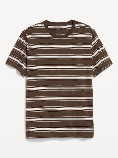 Crew-Neck Striped T-Shirt