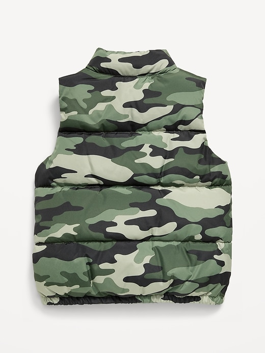 Image number 3 showing, Water-Resistant Puffer Vest for Toddler Boys
