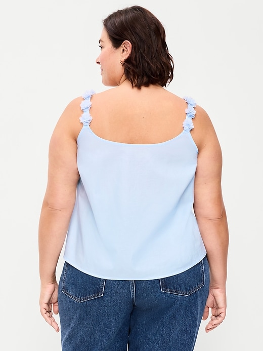 Image number 8 showing, Rosette-Strap Tank Top