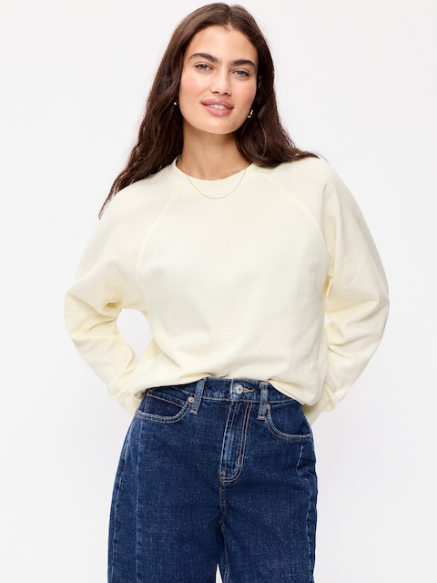 Oversized Raglan Sweatshirt