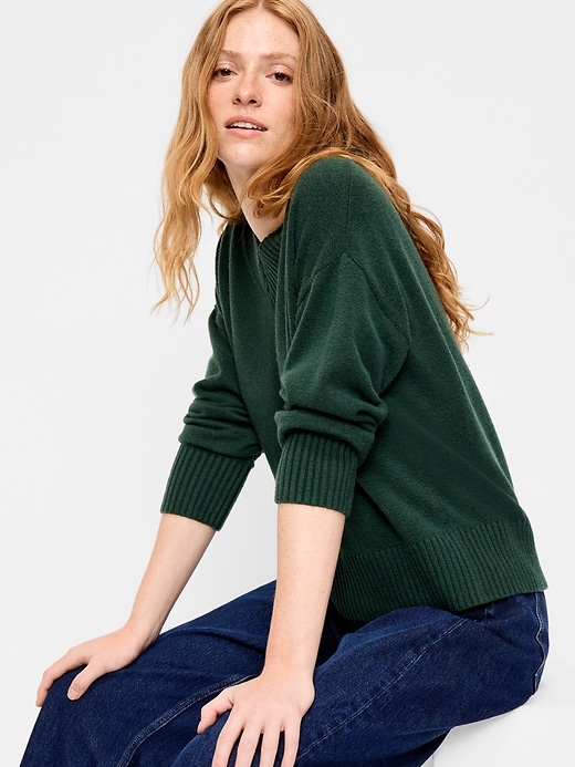 Image number 3 showing, SoSoft V-Neck Sweater