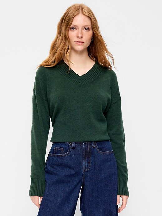 Image number 1 showing, SoSoft V-Neck Sweater