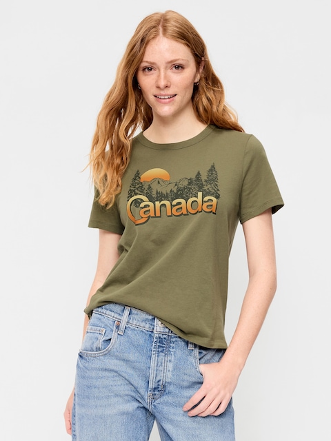 Canada Logo Graphic T-Shirt
