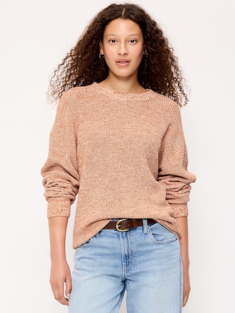 Seaside Cotton Shaker Oversized Tunic Sweater