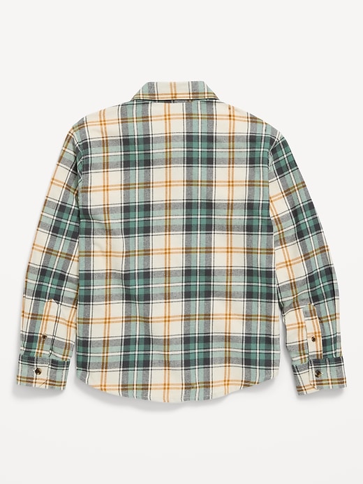 Image number 2 showing, Long-Sleeve Flannel Shirt for Boys