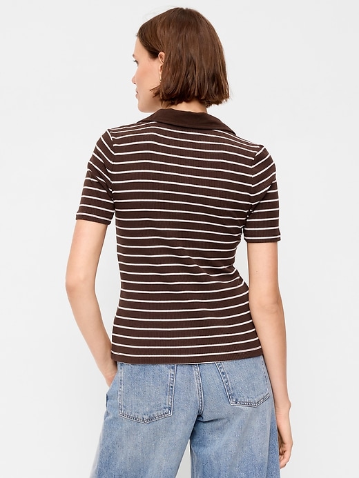 Image number 2 showing, Keyhole Polo Top