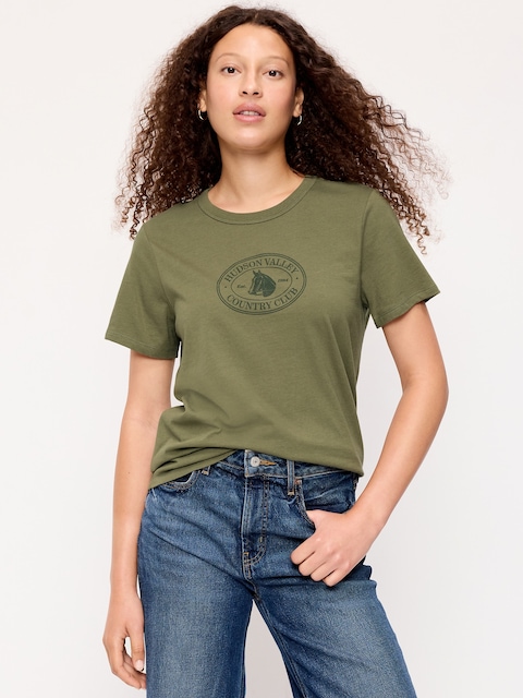 EveryWear Crew-Neck Graphic T-Shirt