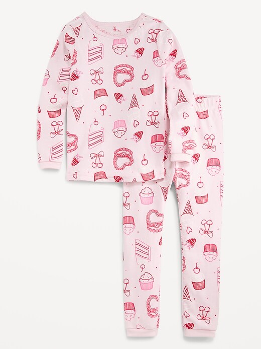 Image number 1 showing, Printed Snug-Fit Pajama Set for Toddler & Baby
