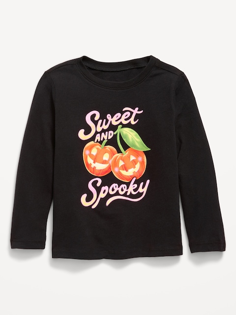 Long-Sleeve Unisex Graphic T-Shirt for Toddler