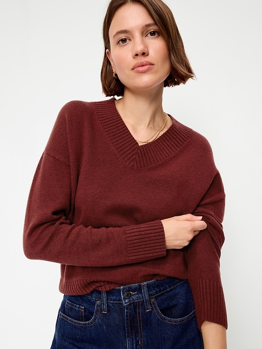Image number 3 showing, SoSoft V-Neck Sweater