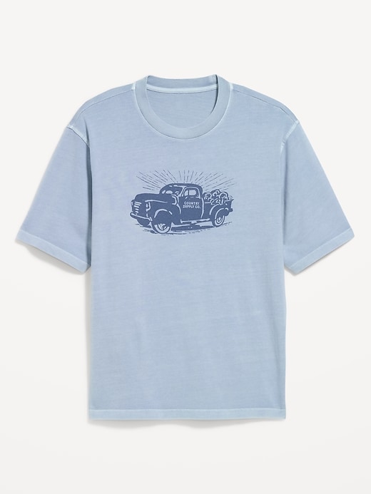 Image number 2 showing, Loose Heavyweight Graphic T-Shirt
