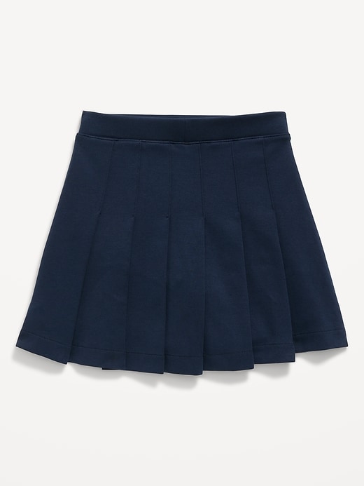 Image number 1 showing, School Uniform Ponte-Knit Pleated Skort for Girls